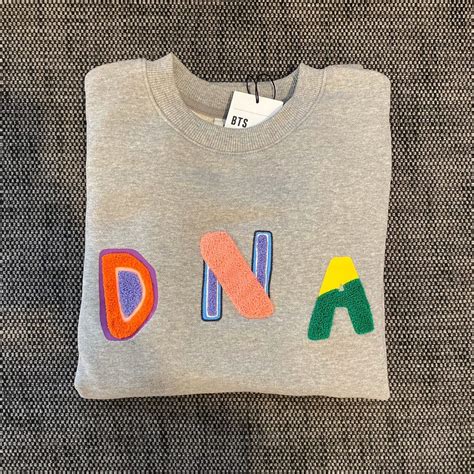 «#house_of_bts mds are ready now. BTS SEOUL POPUP DNA Sweatshirt in 2020 | Embroidered shirt ...