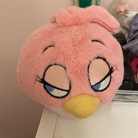 Angry Birds Plush Stella Pink Stuffed Animal Toy Bird Rovio