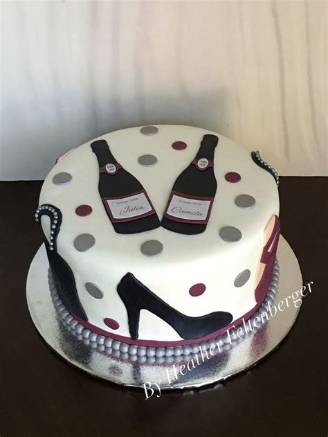 Woman cutting traditional christmas cake. Wine, fashion, high heels, purses, ballet slipppers, adult ...