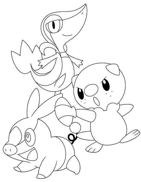 Pokemon Unova Coloring Pages Coloring Pages