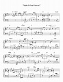 Make It Last Forever - Sheet Music - Virtually Smooth Piano Lessons