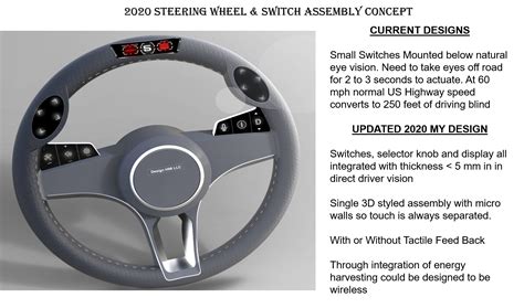Design Hmi Seamless Steering Wheel Design