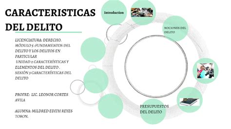 Caracteristicas Del Delito By Mildred Reyes On Prezi