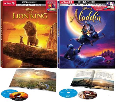 Buy Live Lion Genie Double Disney Live Action Aladdin Blu Ray And Digital