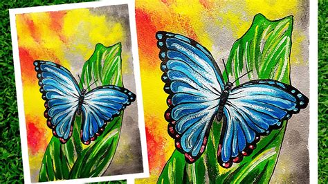 How To Paint Butterfly Step By Step Easily Beautiful Butterfly