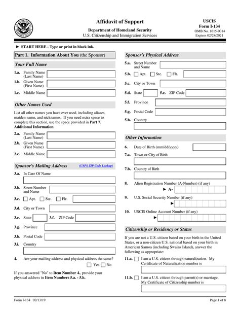 Immigration Application Form 2024 Aime Lorita