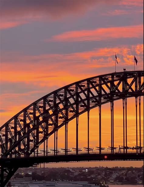 Sydney Harbour Bridge Australia Parts Views Landmarks Travel