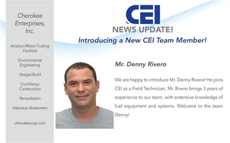 Introducing a New Team Member! | CEI