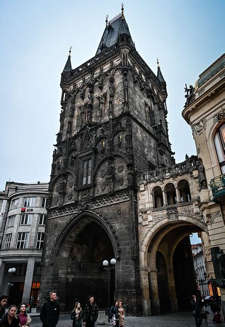 Powder Gate Tower Prague Czechia A Photo On Flickriver