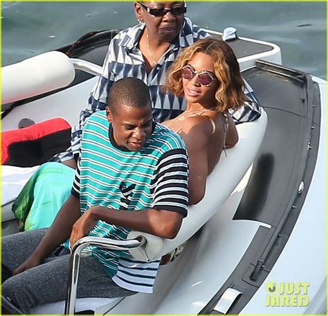 Bikini Clad Beyonce And Husband Jay Z Bring Their Families Along For
