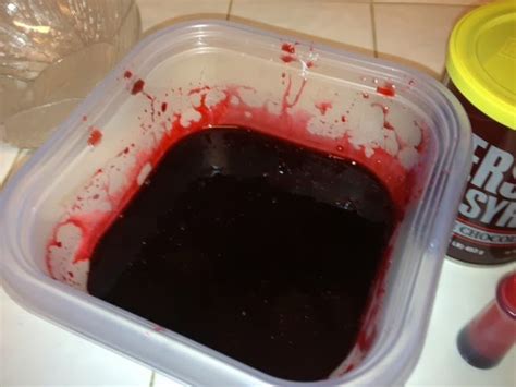 These 8 diy fake blood with our organic fake blood recipe using honey, you won't have to worry about harming you or anyone remember that if you are wondering how to make fake blood that does not stain, this. How to Make Fake Blood that looks real - Safe DIY Recipe