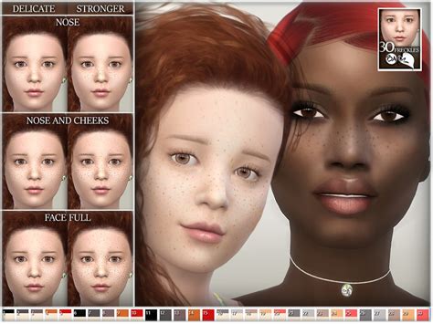 The Sims Resource Freckles