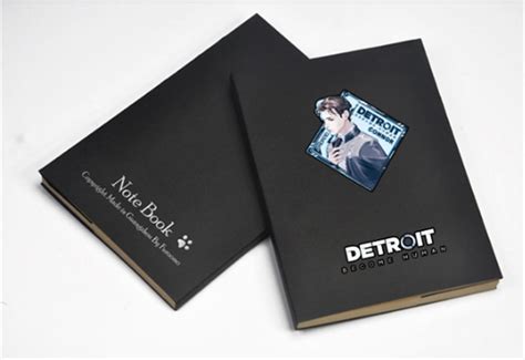 Game Detroit Become Human Connor Marcus Notebook Diary Travel Journal