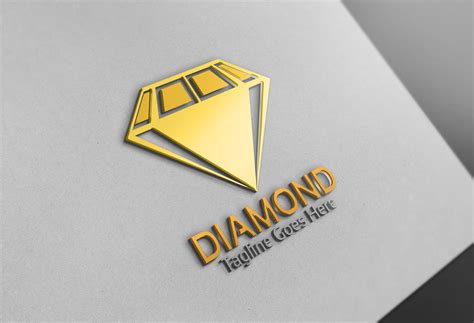 Diamond Logo Creative Illustrator Templates Creative Market