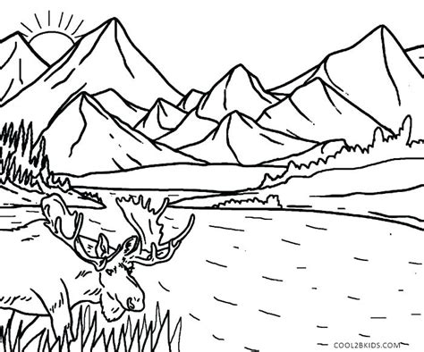31 Free Printable Nature Coloring Pages For Adults Background