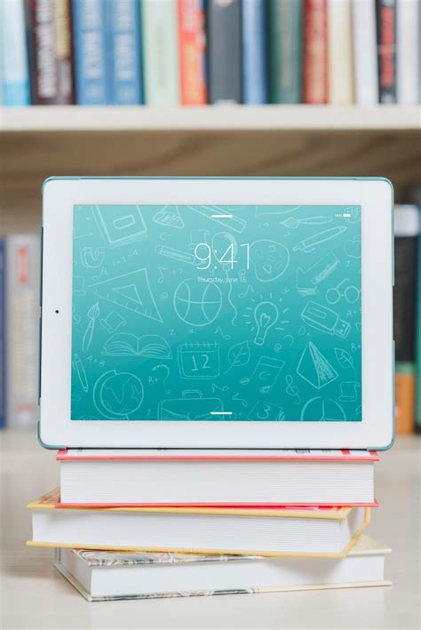 mockup de tablet   reader  concepto de literatura archivo psd gratis