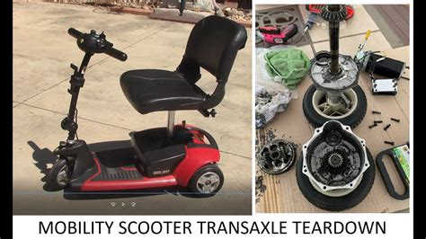 Two Pictures Side By Side One With A Scooter And The Other With Parts