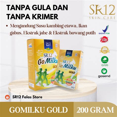 Jual Gomilku Go Milku SR12 Susu Kambing Etawa Halal Bubuk Serbuk BPOM