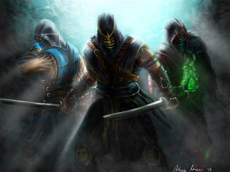 Mortal Kombat Sub Zero Vs Scorpion Wallpaper