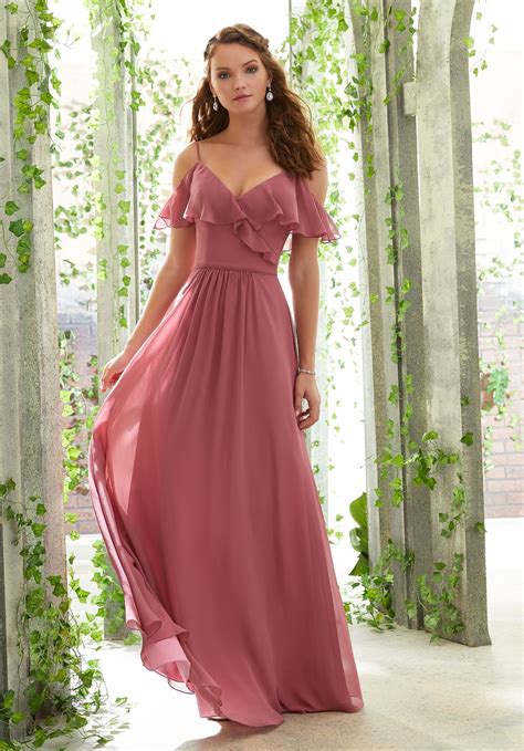 Bridesmaid Dress Mori Lee Bridesmaids Spring 2019 Collection 21601 Chiffon Bridesmaid Dress
