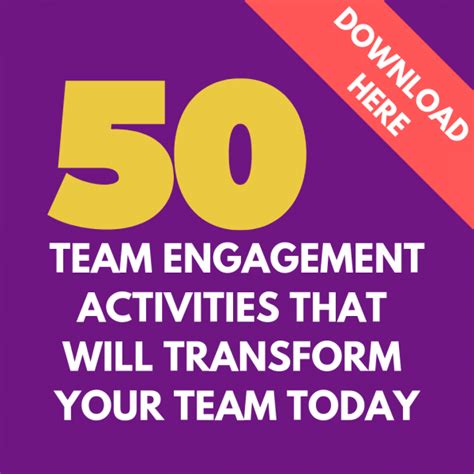31 Team Engagement Activities That Will Build A Great Work Environment