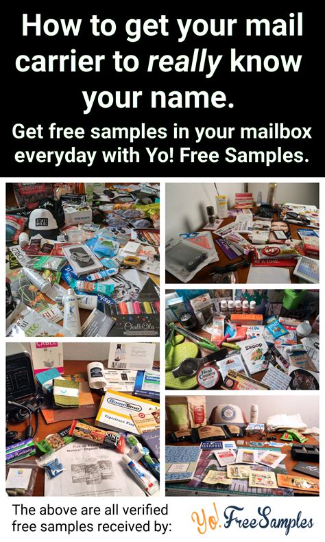 Subscribe For Free Samples By Mail | Free stuff by mail, Free samples