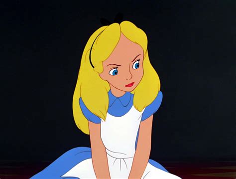 Vintage Disney Alice In Wonderland Alice Looks Annoyed