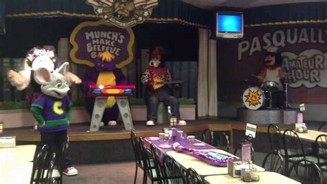 Chuck E Cheeses Rockstar Birthday Show Wichita Falls Tx Youtube