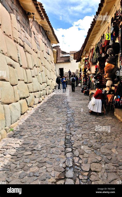 In The Streets Of Cusco Peru Stock Photo Alamy