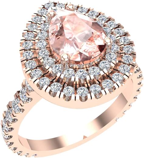 Pear Morganite Engagement Ring Outlet Bellvalefarms