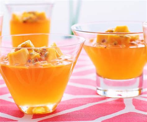 Passionfruit Jelly With Mango Recipe Food To Love