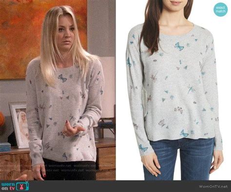 Pennys Butterfly Print Sweater On The Big Bang Theory Theory Fashion