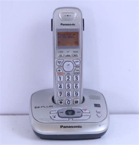 Panasonic Kx Tg4021 Cordless Phone Answering System W Kx Tga402 Ebay