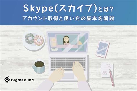 Skype（スカイプ）の使い方｜基本からビデオ通話の方法まで解説 Bigmac Inc