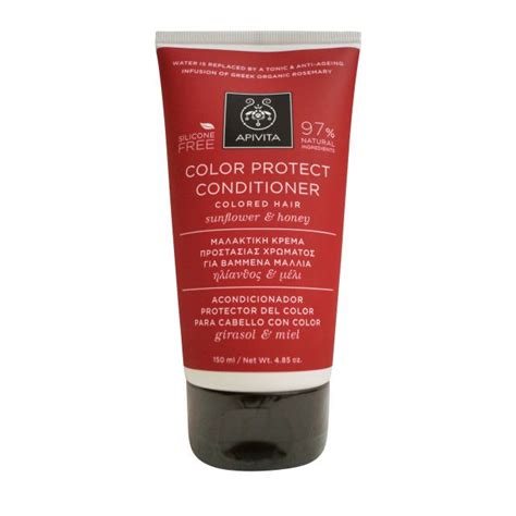 Apivita Color Protect Leave In Conditioner Color Treated Dry Hair