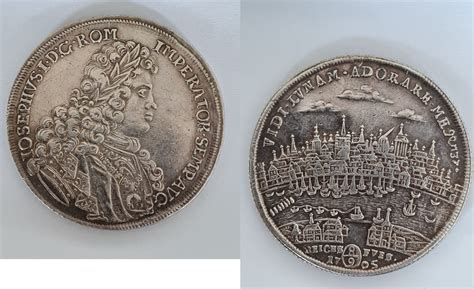 Köln Reichstaler 1705 Auf Die Huldigung Für Josef I Vf Ef Selten