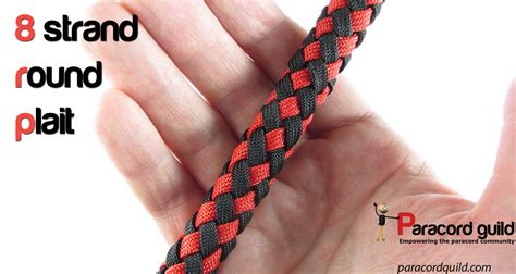 Putting paracord braiding to good use: 8 strand plait around a core. | Paracord braids, Paracord weaves, Paracord