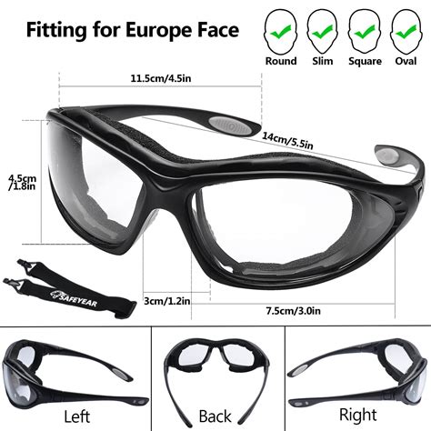 safeyear anti fog z87 safety glasses goggles for men and women safetoe official shop