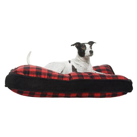 Telluride Buffalo Plaid Rectangle Dog Bed 28x40” Save 33