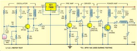 High Quality Long Range Fm Transmitter Fm Transmitter Circuit Diagram
