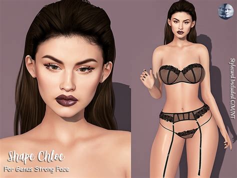 Second Life Marketplace Sweetbee Shape Chloe Genus Strong Face W001