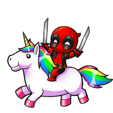 Tee Shirt Deadpool Licorne Ma Jolie Licorne