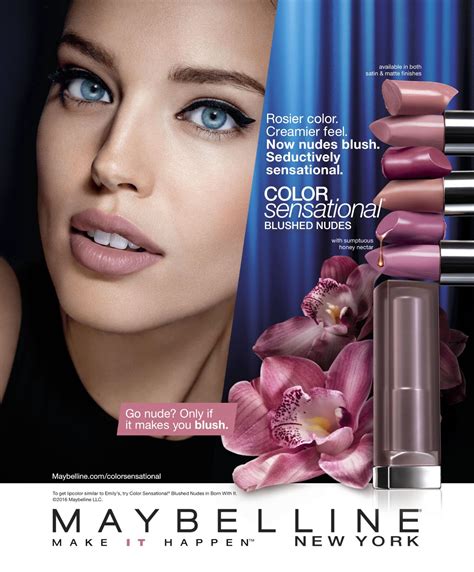 Maybelline Cosmetic Advertising Color Sensational With Images Maybelline Cosmetics