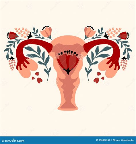 Floral Vagina Retro Vloom Pattern Seamless Funny Design Cloth Vulva Texture Female Organ