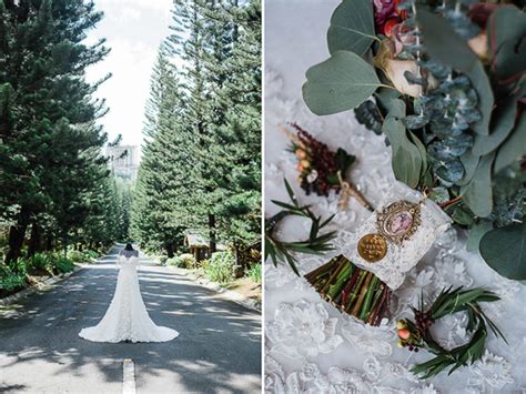 A Classic And Romantic Tagaytay Wedding In Pink And Maroon Bride