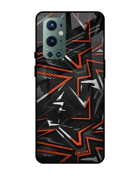 Buy Abstract Printed Premium Glass Cover For Oneplus Pro Impact