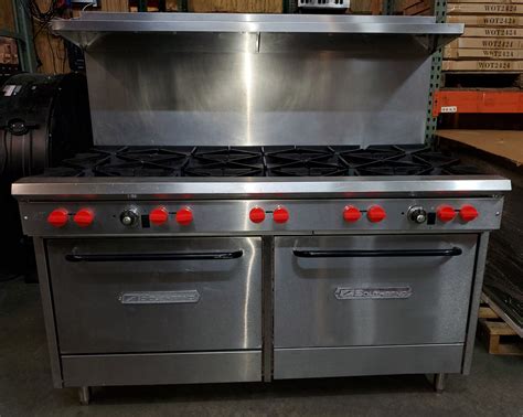 Used Restaurant Equipment Wolf 48 Countertop 4 Burner Gas Griddle