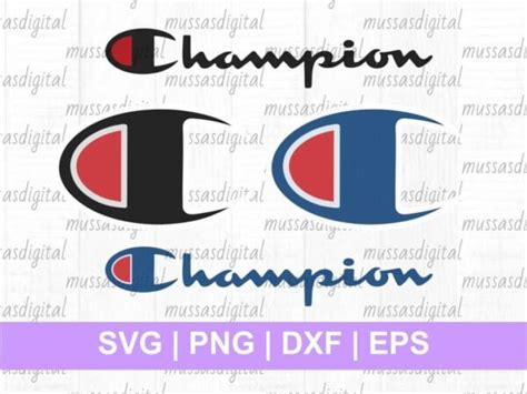 4 Champion Logo SVG Cut File Vectorency