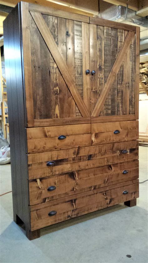 Will definitely recommend to anyone seeking to make custom furniture. we are so happy with the furniture that jeremy made. Custom Reclaimed Wood Armoire by Custom Made Furniture ...
