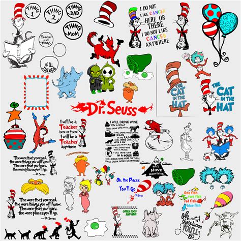 Dr. Seuss SVG Bundle, SVG Format Only – SVG Direct